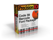 PrecisionID Code 39 Barcode Font Package screenshot